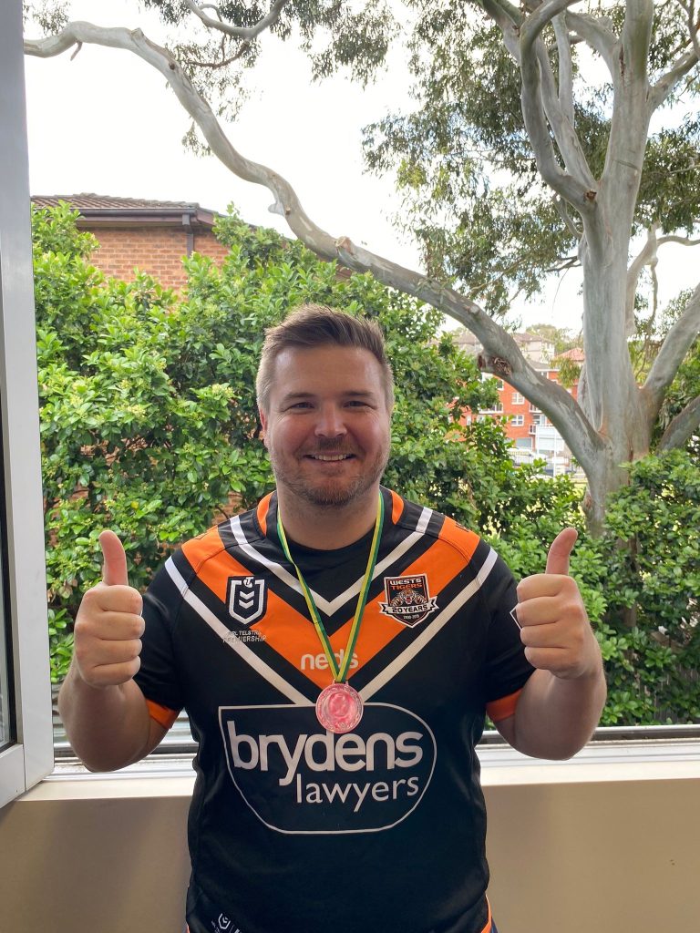 End of the NRL Season jersey day and tipping comp presentation